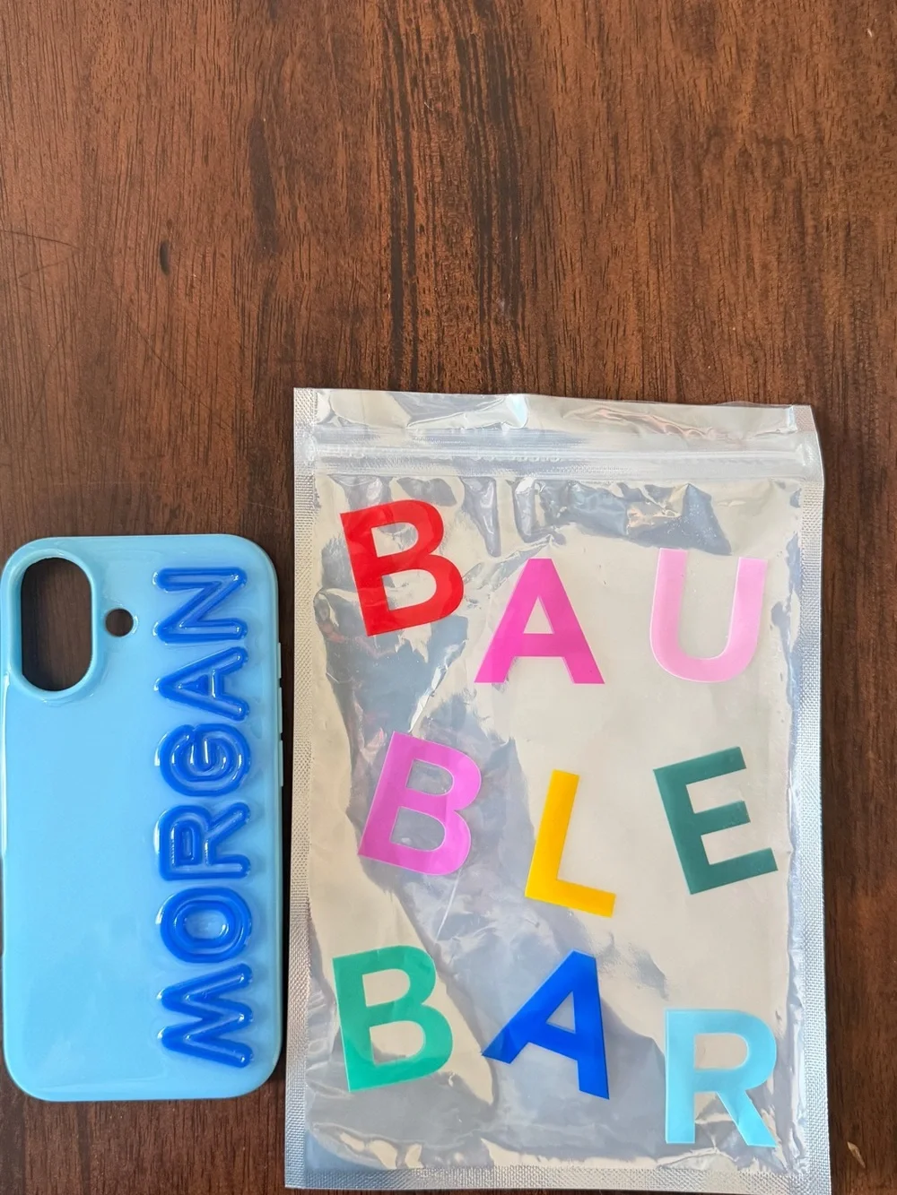Blue MORGAN iPhone  17 Case